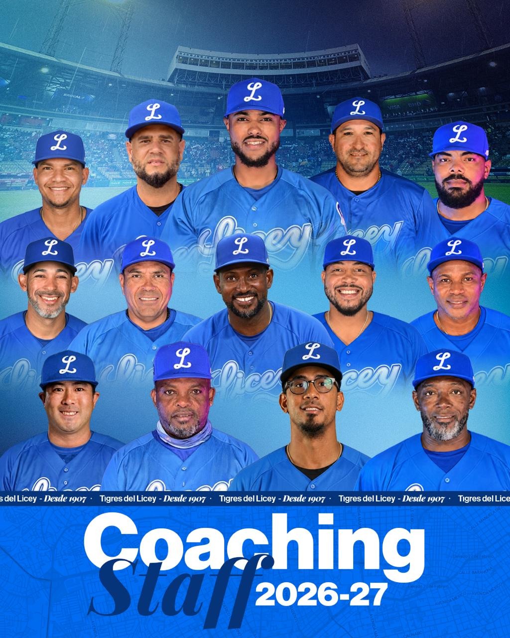 Licey anuncia staff de coaches para la temporada 2026-27