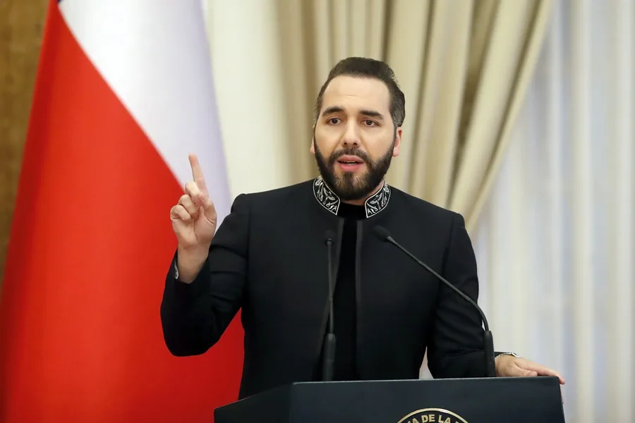 Bukele dice que El Salvador está en camino de convertirse en el país más seguro del mundo