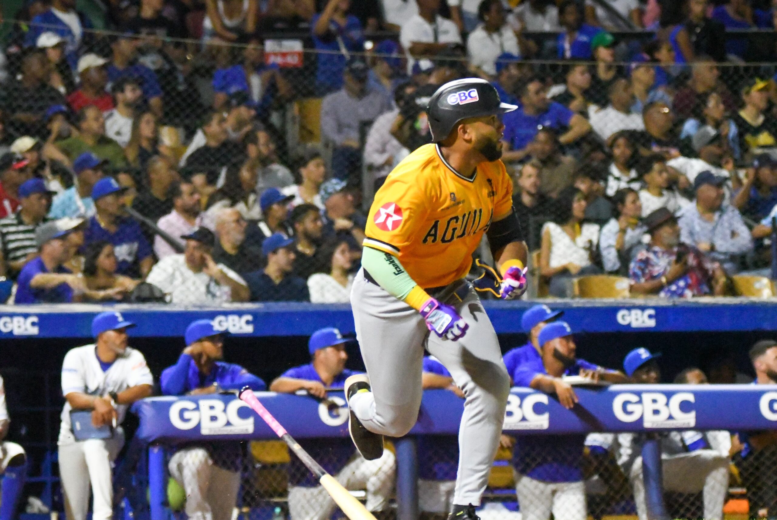 Las Águilas imponen su ley en el Quisqueya con victoria 9-5 sobre el Licey
